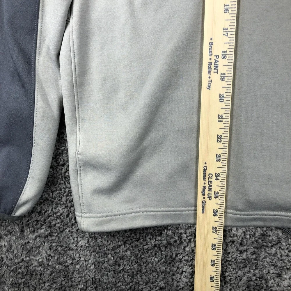 The North Face Jacket Mens‎ Small Gray Fleece Softshell Full Zip Pockets Hiking